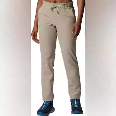 Mountain Hardwear Women's Basswood Pull-On Pants In Light Tan Size XS Hiking • $28
