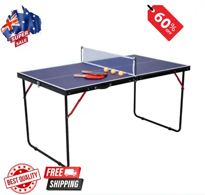 New Portable Tennis Table Folding Ping Pong Table Family Game Set - AU STOCK NEW • $83.85