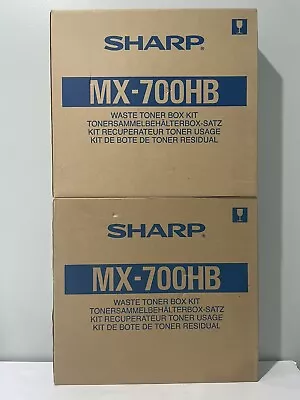 Lot Of 2 Sharp MX-700HB Waste Toner Container For MX-5500N / MX-M7570 • $44.99