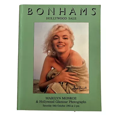 MARILYN MONROE 1992 BONHAMS AUCTION CATALOGUE Hollywood Sale George Barris • $75