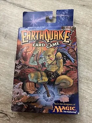 Rare Vintage 1998 Earthquake Card Game By Magic The Gathering WOTC • £19.95