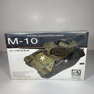 AFV Club - M10 U.S. Army Tank Destroyer Model Kit - 1:35 Scale - #35024 SEALED • $32.99