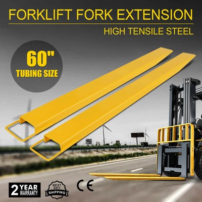 £89.99 • Buy VEVOR 60 X 5.9  Forklift Pallet Fork Extension Pair High Tensile Lift Truck Lift