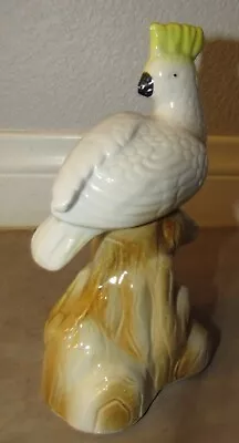 Vintage Cockatoo Bird Statue Sculpture - 7  Tall #11 • $14.99