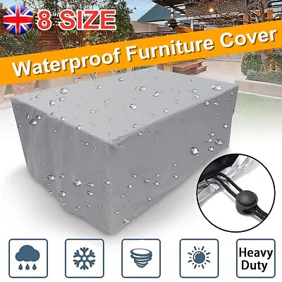 £8.76 • Buy Heavy Duty Waterproof Garden Patio Furniture Cover Rattan Table Cube Set Outdoor