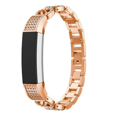$49.34 • Buy StrapsCo Rhinestone Alloy Watch Bracelet Band Strap For Fitbit Alta & Alta HR