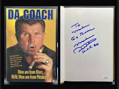 Mike Ditka Signed JSA Book Da Coach Chicago Bears￼ George Halas Era To Mike RARE • $59.99