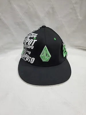 Ryan Villopoto Volcom Hat R2V #2 Black/Green Cap/Hat S-M • $19.99