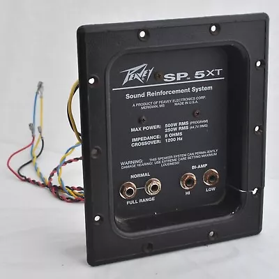 Peavey SP 5XT Crossover Input Panel - 500w Program - 1200Hz - 1/4  (SP5XT) USA • $30