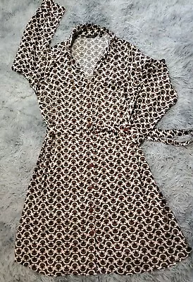 Mlle Gabrielle Women's Belted Button-Up Shirt Dress Size 1X Silky With Flaws • $20.88