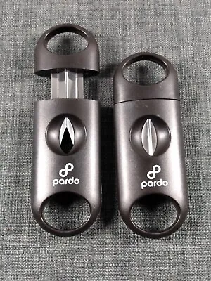 Cigar Cutter PARDO V-Cut Cigar Cutter Black Plastic - Lot Of 2 • $7.75