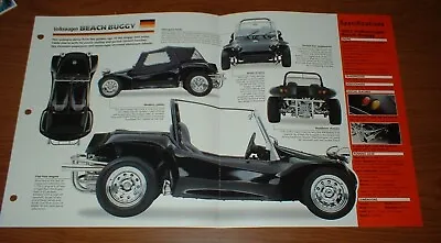 ★★1967 Volkswagen Beach Buggy Spec Sheet Brochure Photo Poster Print 67 Dune★★ • $12.99