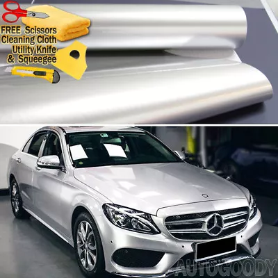 Premium Super Gloss Glossy Metallic Vinyl Film Wrap Sticker Air Bubble Free • $274.44