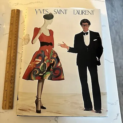 Yves Saint Laurent Book | Metropolitan Museum Of Art 1983 | Coffee Table Book • $34