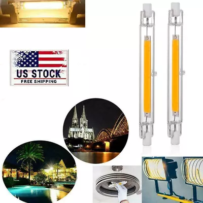 2X R7s COB LED Glass Tube J118 Bulb Dimmable Home Lighting Replace Halogen Lamp • $18.99