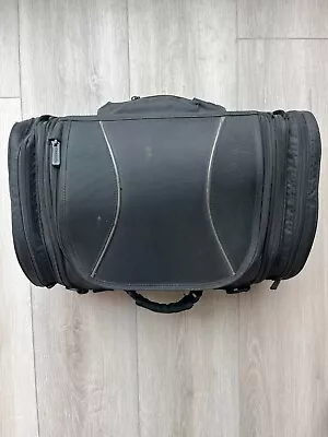 Tour Master Motorcycle Bag For Back Seat With Rain Fly Black Touring Travel • $39.99