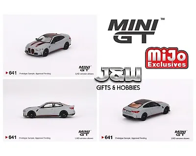 Mini GT BMW M4 CSL G82 Frozen Brooklyn Grey Metallic MGT00641 1/64 • $11.99