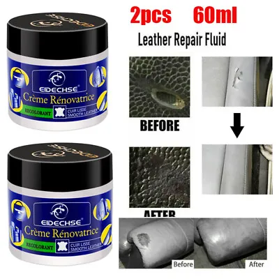 Leather Balm Cleaner Conditioner Repair Paint Leather Restore Bag Sofa Car Seat • $13.28
