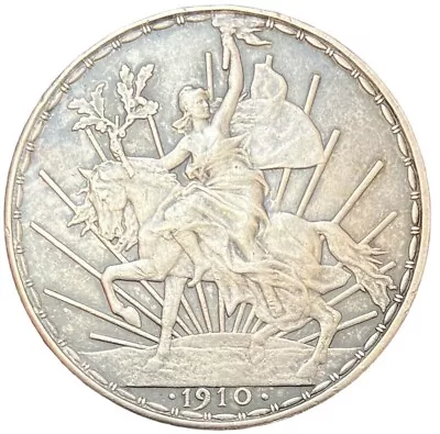 #E7244 - Mexico - Peso 1910 Mo Silver - Caballito - KM# 453 • $460