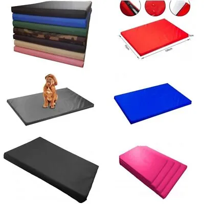 £20.95 • Buy Waterproof Dog Cage Mat Heavy Duty Resistant Mattress Outdoor Crate Bed Pet Pad