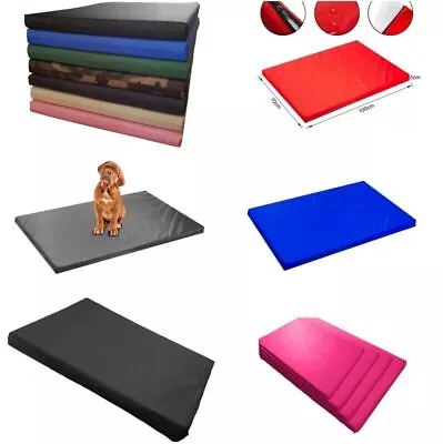 £20.95 • Buy Waterproof Dog Cage Mat Heavy Duty Resistant Mattress Outdoor Crate Bed Pet Pad