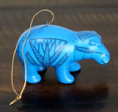 Metropolitan Museum Of Art WILLIAM THE HIPPO Ornament Vintage Blue Figure Egypt • $18.95