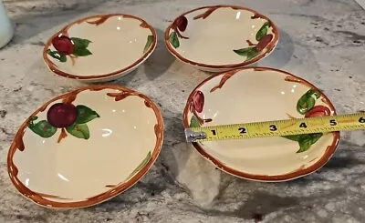 Vintage Franciscan Apple Pattern China Ware 4 Berry Bowls USA  • $29.99