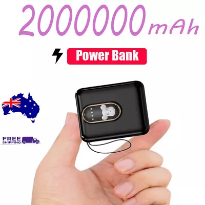 2000000mAh Portable Power Bank 4USB Backup Battery Charger For Mobile Phone Mini • $25.99