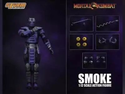 Cyborg Smoke 1/12 Scale (Storm Collectibles Mortal Kombat) SEALED • $174.95