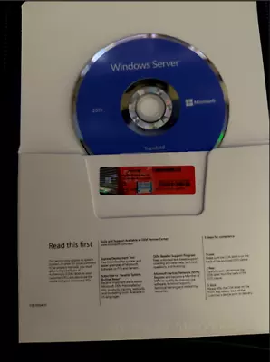 New Microsoft Windows Server 2019 Standard - New Sealed DVD Box • $39.99