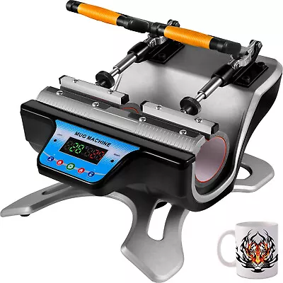 2in 1 Mug Heat Press 11Oz Digital Sublimation Transfer For DIY Coffee Cup 280W • $134.98