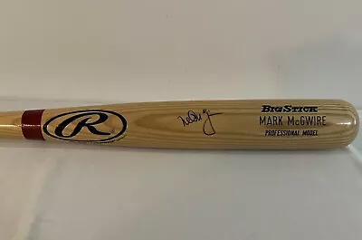 Mark McGwire Signed Rawlings Adirondack Big Stick Professional Model Bat • $279.99