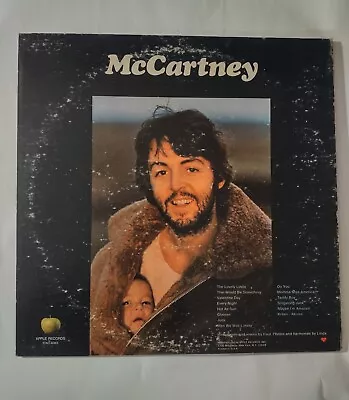 Paul McCartney  Self Titled LP 1970 Apple Records STAO-3363 • $12.95