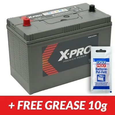 Heavy Duty Commercial Battery 12V 750A MF31-750 62130 + Clamp Grease Bundle • £89.99