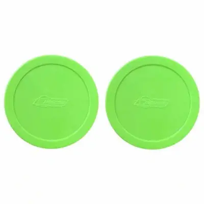 Dynamo Large Air Hockey Pucks 3 1/4 Inch Fluorescent Green | Set Of 2 • $16.95