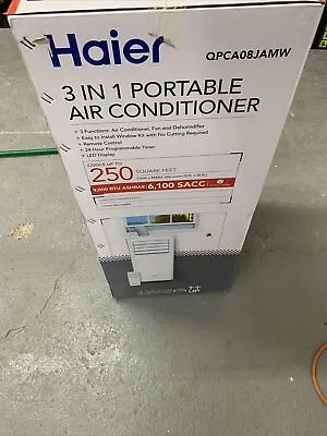 Haier 9000 BTU Portable Air Conditioner With Dehumidifier - White (QPCA08JAMW) • $229