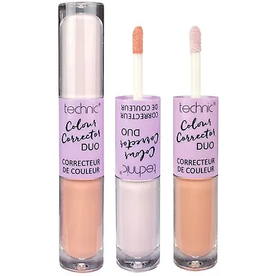 Technic Colour Corrector Concealer Duo Cover Correcting - Redness Dark Circles • £3.45