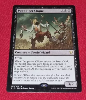 Magic The Gathering Puppeteer Clique Commander 2017 Used • $1