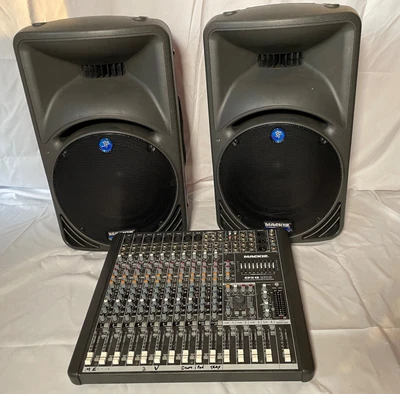 £1100 • Buy Mackie PA System, Mackie SRM450 Speakers, Mackie CFX12. MKII Mixer, 