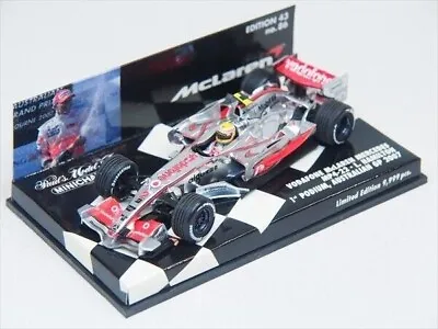 Minichamps 1/43 Vodafone Mclaren Mercedes MP4/22 Hamilton AUSTRALIAN GP 2007 Car • $69.95