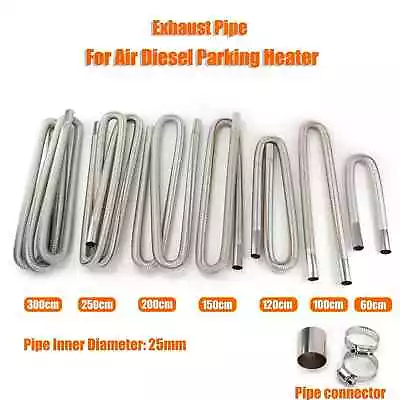 Air Diesel Heater Exhaust Pipe Stainless Steel Tube Gas For Car Truck Parking • $21.49