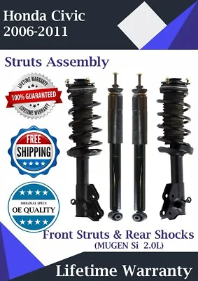 Gabriel OEM Front Struts & Rear Shocks For 2006-2011 Honda Civic 2.0L MUGEN Si • $425