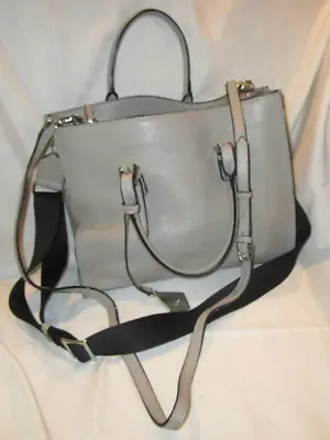 BOTKIER  Gray Pebbled Leather Satchel/Shoulder Bag Org $350 • $60