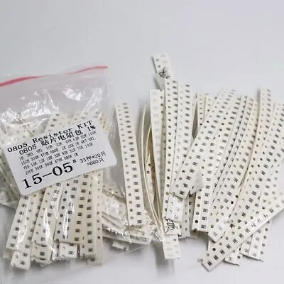 Kit Assorted Kit 0603 0805 1206 SMD Resistor Kit Chip Resistors Combination Set • $10.99