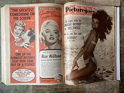 Picturegoer Magazine Bound Volume Jan - June 1954 Jane Russell Doris Day • £35