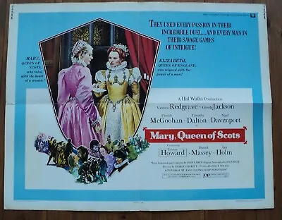2 Large Classic Film Posters Full Colour. Eins Zwei Drei & Mary Queen Of Scots • £8.99