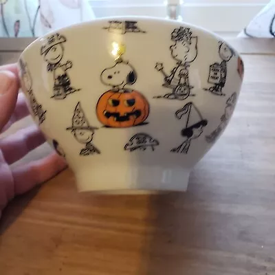 PEANUTS Fall Halloween SNOOPY PUMPKIN 1 Bowl • $9