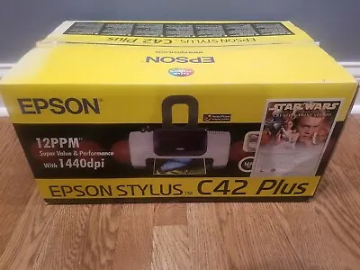 Epson Stylus C42 Plus Inkjet Printer New In Box • $89.60