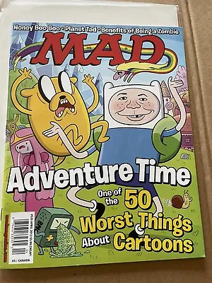 +++ MAD MAGAZINE #520 April 2013 - Worst Things About Cartoons VG Ship Included￼ • $10.90