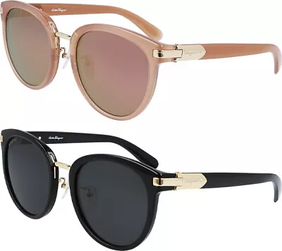 Salvatore Ferragamo Women's Alt Fit Oversize Round Sunglasses - SF852SK - Italy • $62.99